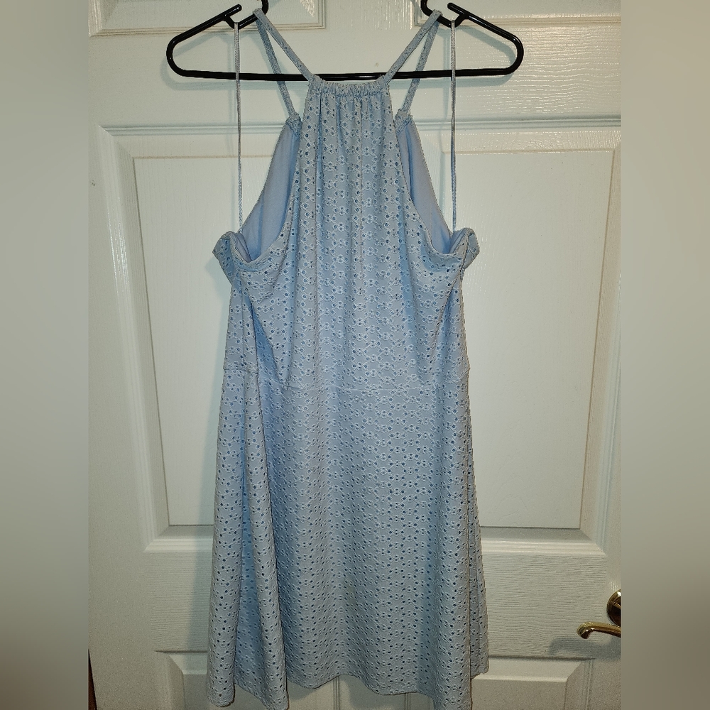 XL light blue double layer keyhole dress by Candie's NWOT - Picture 2 of 7